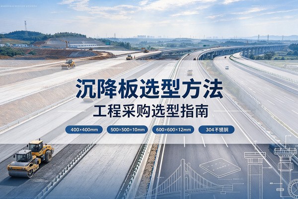 敦化沉降板选择方法