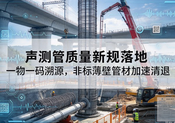 敦化声测管质量新规落地，一物一码溯源，非标薄壁管材加速清退