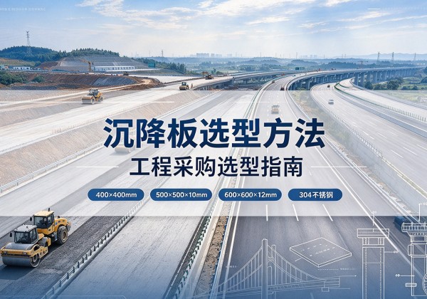 敦化沉降板选择方法